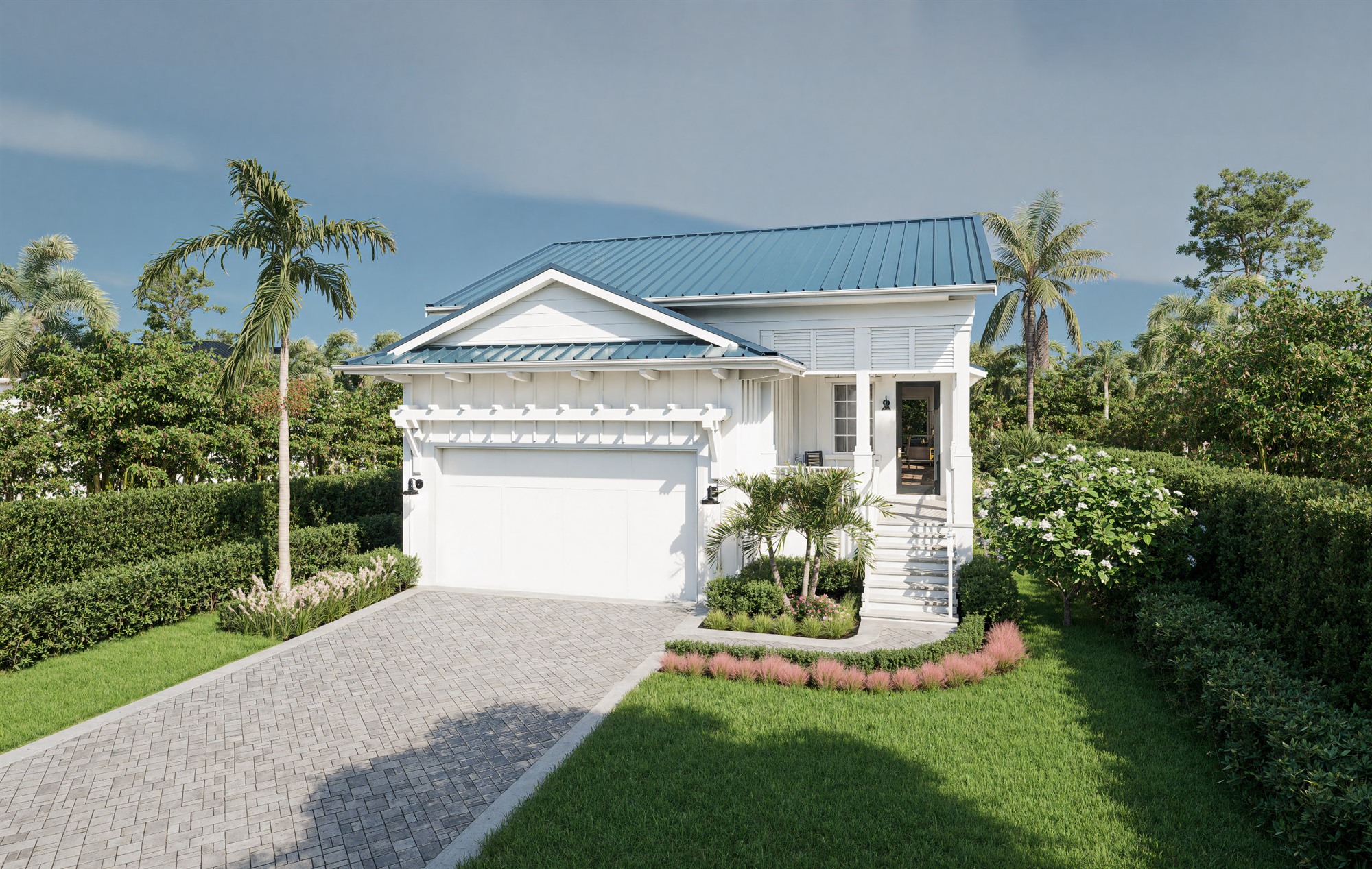 Silverstone coastal cottage — front elevation